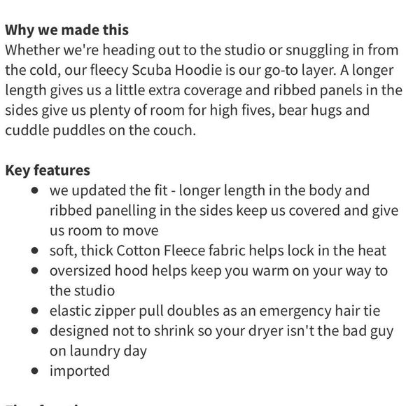 Lululemon Scuba Hoodie II Cream Angel Wing Mojave Tan - Picture 4 of 16